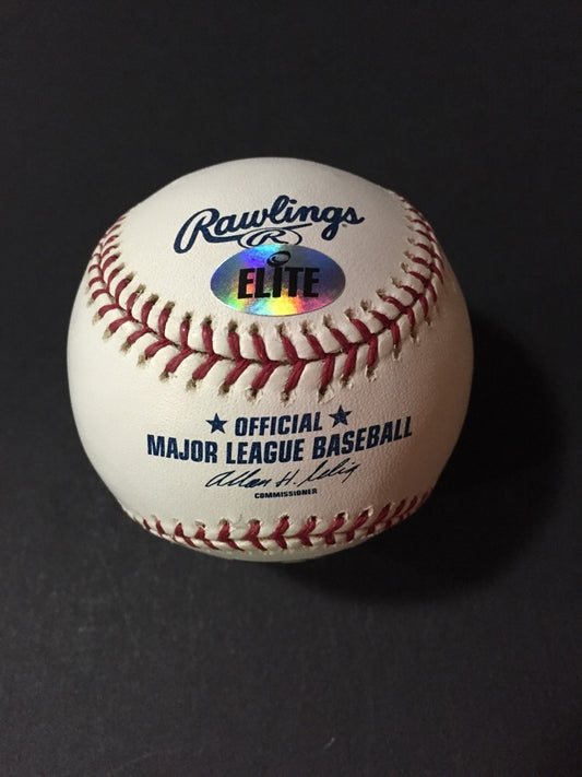 Tyler Lee Clippard Signed Full Name OML Baseball New York Mets ELITE Holo Auto