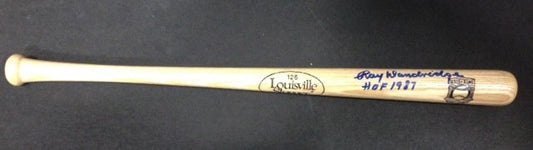Ray Dandridge Signed MINI Louisville Bat Hof 1987 Auto Mint CBM Holo COA rare