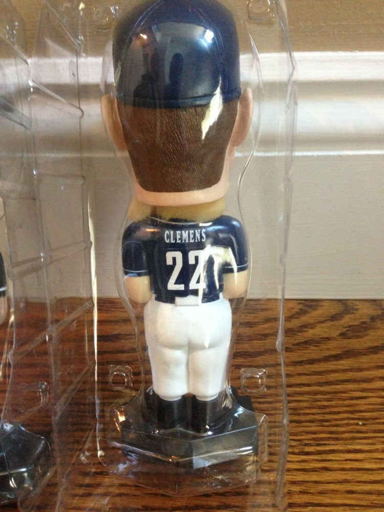 Mike Piazza & Roger Clemens Bobble Head 2002 Sga WS Bat Incident Rare Pair mets
