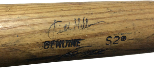 Keith Miller Signed Game Used Louisville Slugger Baseball Bat Mets Auto COA