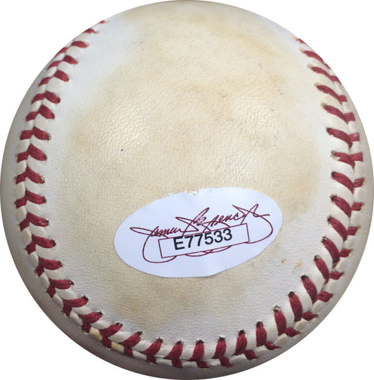 Jim Catfish Hunter Single Signed OAL Baseball Yankees A's Autograph JSA coa
