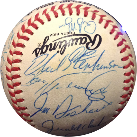 1992 San Diego Padres Team Signed NL Baseball 26 Autos Gwynn McGriff COA