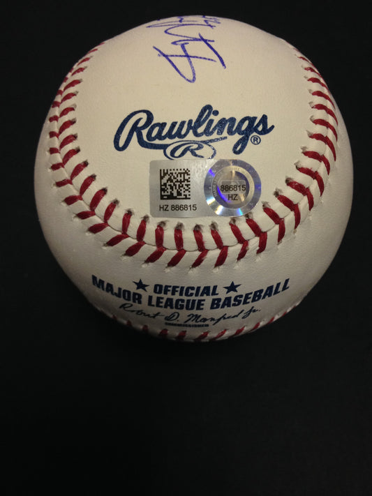 Steven Matz Cardinals Signed Official Mlb Baseball ROOKIE AUTO MLB Auth HOLO COA