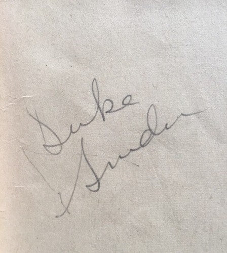 Duke Snider Rookie Auto 1947 Super Rare Vintage Signed Brooklyn Dodgers Psa Coa