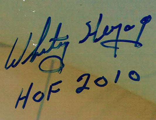 Whitey Herzog Signed 6x8 Photo Ins HOF 2010 MANAGER Cardinals Autograph CBM COA