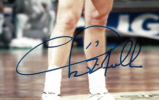 Chris Mullin signed 8x10 photo framed Vs Larry Bird auto JSA COA hof Warriors