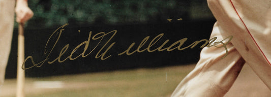 Ted Williams signed 8x10 Arthur Griffin 1939 photo Seal framed Mint auto PSA HOF