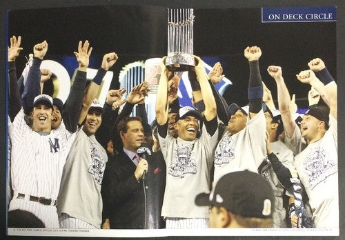 MLB 2010 YANKEES SPRING TRAINING PROGRAM DEREK JETER NEAR MINT
