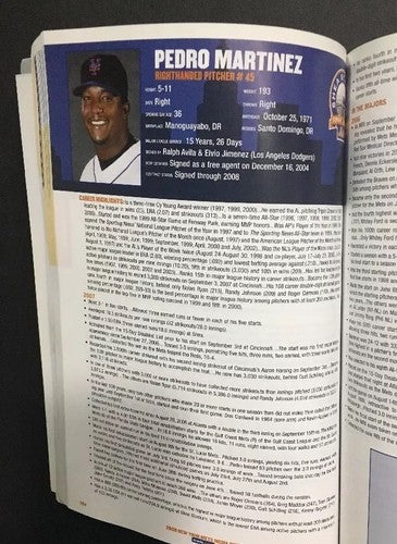 2008 New York Mets Media Guide Final Season Shea Stadium Yearbook David Wright