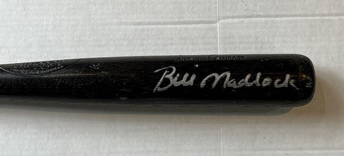 Bill Madlock Pirates signed game Model Louisville K48 bat autograph JSA COA