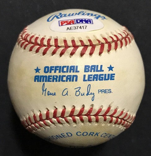 Dan Quayle Signed Official AL Baseball Autograph 44th Vice President USA PSA COA