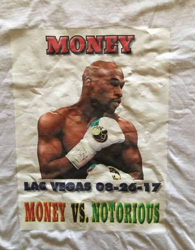Floyd Mayweather Money vs Conor McGregor Boxing Fight UFC T Shirt New M Gildan