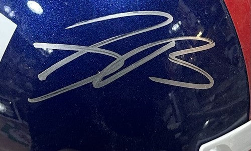 Saquon Barkley signed NY Giants FS Helmet Rookie auto ROY Panini Steiner COA