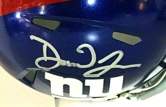 Daniel Jones signed Giants Speed Mini Helmet Rookie Auto Colts Fanatics COA