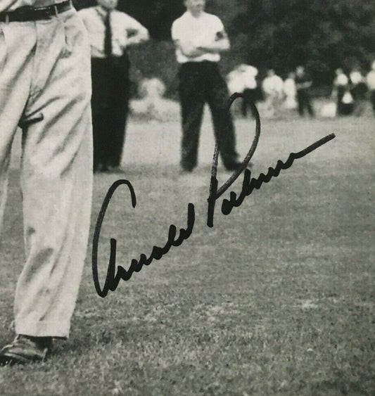 Arnold Palmer signed 1954 Turning Point Golf World Litho framed auto /100