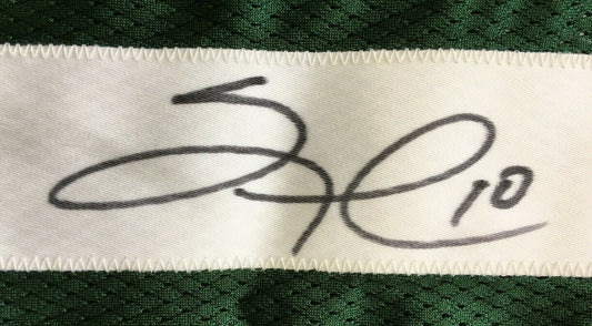 Santonio Holmes signed Game Issued Jets #10 Jersey Autograph rare PSA COA