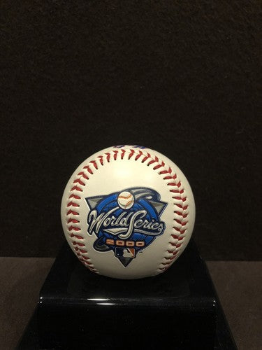 2000 Mets NL Champions Limited Edition fotoball baseball with WS Logo new MLB