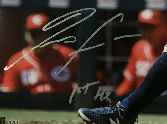 Ronald Acuna Braves Signed 16x20 Photo INS 1st HR Framed Mint Autograph JSA COA