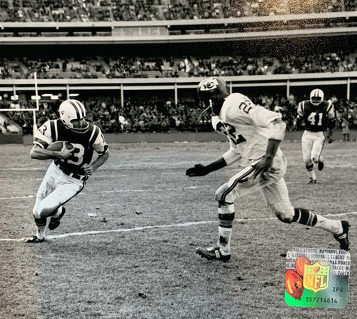 Don Maynard 1969 NY Jets 8x10 Action Photo File HOF Licensed Holo Vs Chiefs