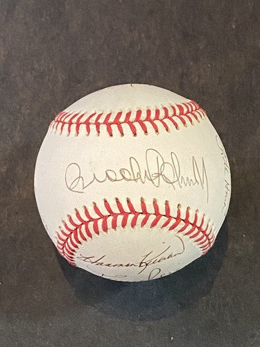 Harmon Killebrew Tony Perez Brooks Robinson Hof signed A.L Baseball 9 Auto Coa