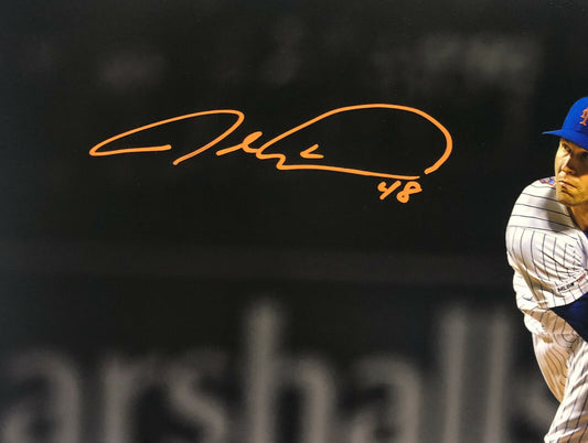 Jacob DeGrom Signed 11x14 Spotlight Photo framed Mets coin auto Fanatics COA CY