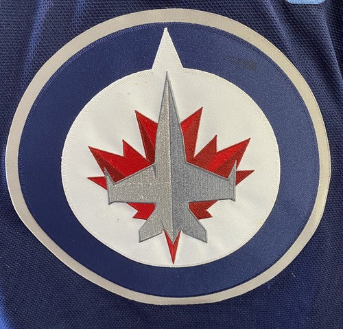 Andrew Ladd Authentic Reebok Winnipeg Jets Blue Jersey NHL Official Stitched L