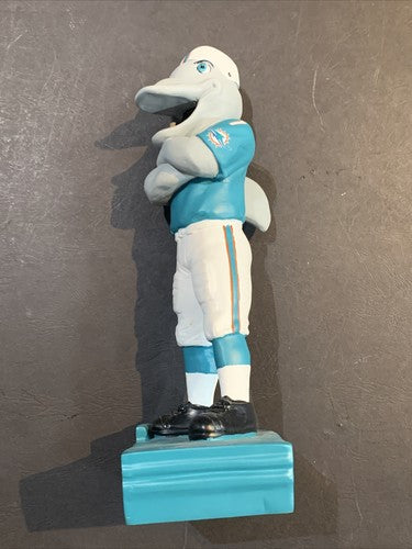 Miami Dolphins T.D. Mascot Indoor Out 12" Resin Figure Statue NFL Tyreek Hill