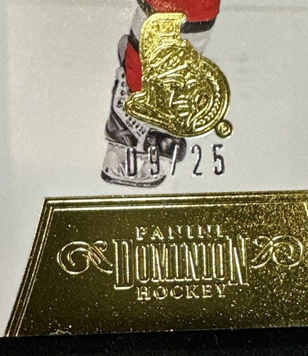 2012-13 Panini Dominion Hockey Gold /25 Mika Zibanejad #76 Ny Rangers Mint