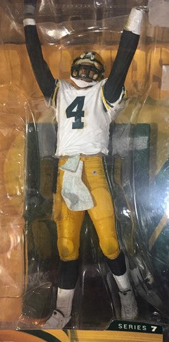 McFarlane NFL Brett Favre Green Bay Packers NIB White Jersey Variant Series 7