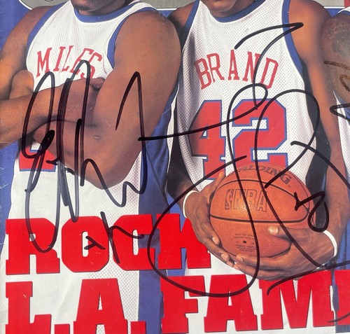 LA Clippers Signed 2002 Slam Magazine 3 Auto Lamar Odom Elton Brand PSA COA