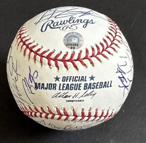 2006 MLB Future’s Game USA Team Signed Logo Baseball Gary Carter Auto MLB Holo