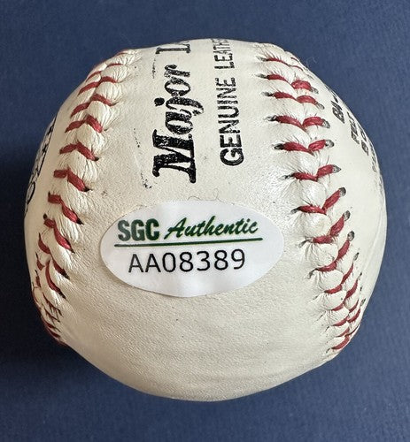 Willie Mays Signed Official Major League Newport Baseball Bintage Autograph SGC