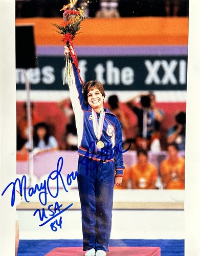 Mary Lou Retton Signed 8x10 Framed Photo Olympics USA 84 Autograph CBM COA