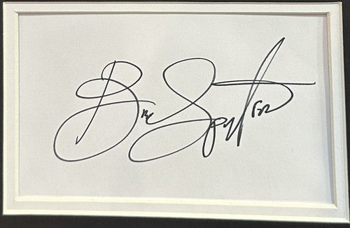 Bruce Springsteen Signed Framed Cut Darkness On The Edge of Town Record Auto PSA
