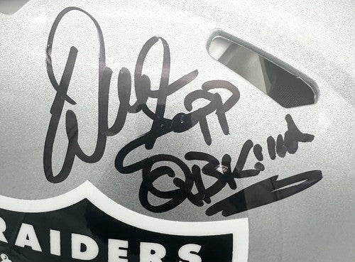 Warren Sapp Signed Raiders Speed Authentic FS Helmet QB Killa Autograph BAS COA