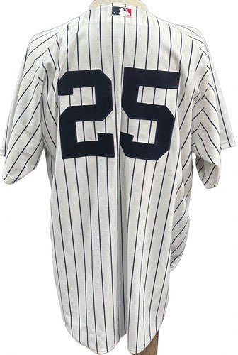 Jason Giambi Ny Yankees Signed 2004 Russell Authentic Jersey Autograph MLB COA