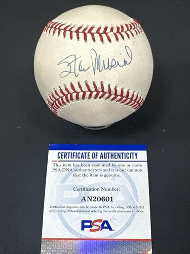 Stan Musial Signed Official NL Baseball Cardinals HoF Mint Auto Beauty PSA Coa