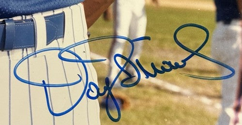 Darryl Strawberry Signed 8x10 Color Photo 1986 Vintage Autograph NY Mets CBM COA
