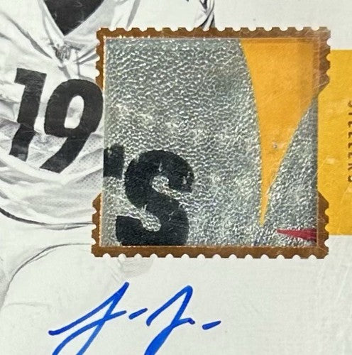 JuJu Smith-Schuster 2017 Panini Encased Auto Cap Patch Rpa /49 BGS 9.5 Steelers