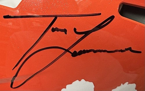Trevor Lawrence Signed Clemson Authentic Pro FS LE /16 Stat Helmet Auto Fanatics