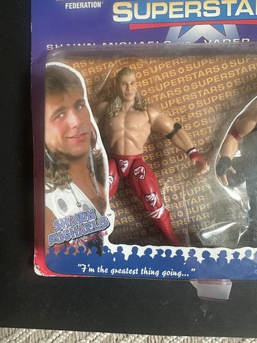 WWE Jakks Wf Superstars 1996 Shawn Michaels Vader Action Figure Sealed Wrestlers