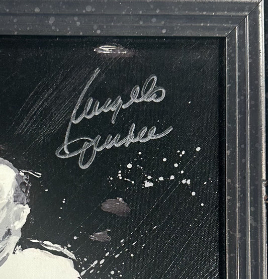 Angelo Dundee Signed 20x24 Framed Muhammad Ali Petruccio Canvas Giclee Auto JSA