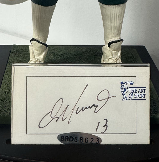 Dan Marino Signed Art of Sport Figurine Miami Dolphins LE Auto HOF UDA COA NIB