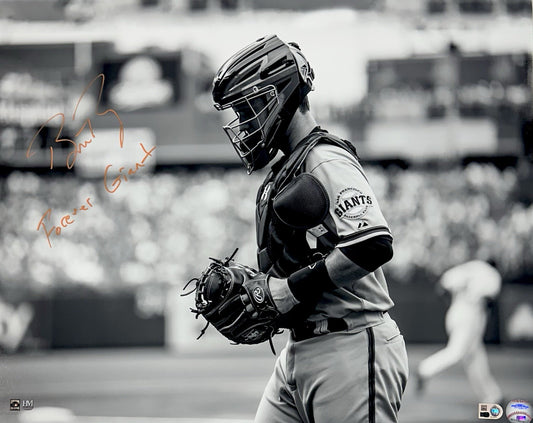 Buster Posey Signed 16x20 Framed Photo Forever Giant Auto Giants MLB Holo COA