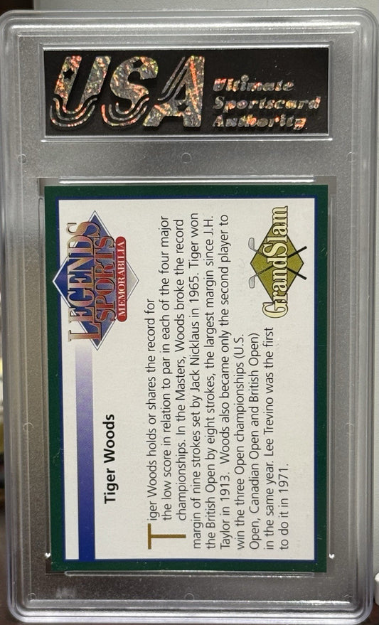 2001 Legends Sports 1995 Amateur Championship #Nno Tiger Woods USA Gem Mint 10