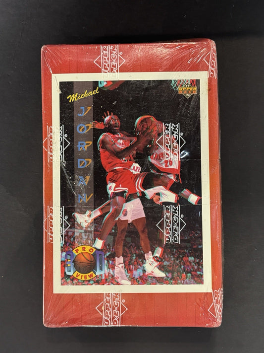 1993-94 Upper Deck 3D Pro View Basketball Sealed Box 48 Packs Michael Jordan