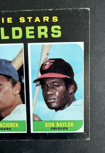 Dusty Baker Don Baylor RC SP 1971 Topps High #709 Rookie Vg - Ex Crease Free