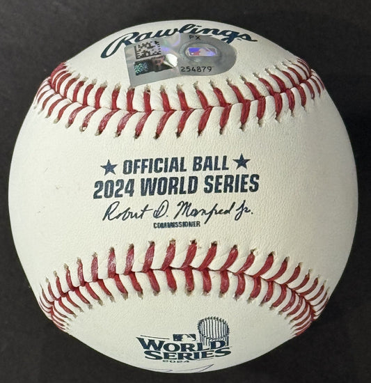 Freddie Freeman Signed Official 2024 WS Logo Baseball Dodgers MVP Auto MLB COA