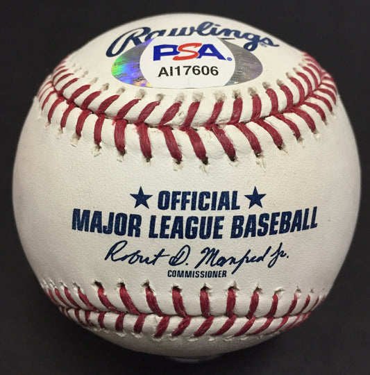 Ralph Macchio Karate Kid Signed Official Mlb Baseball Daniel - San Auto PSA Coa