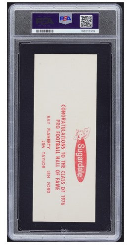 1976 Bill Belichick Pro Debut FULL TICKET 7/24/76 NFL Hall of Fame Game PSA 8